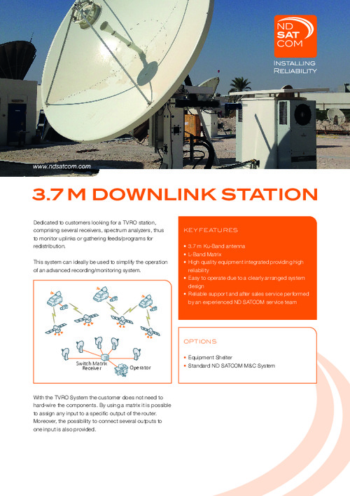 Fix Stations 3.7m Downlink